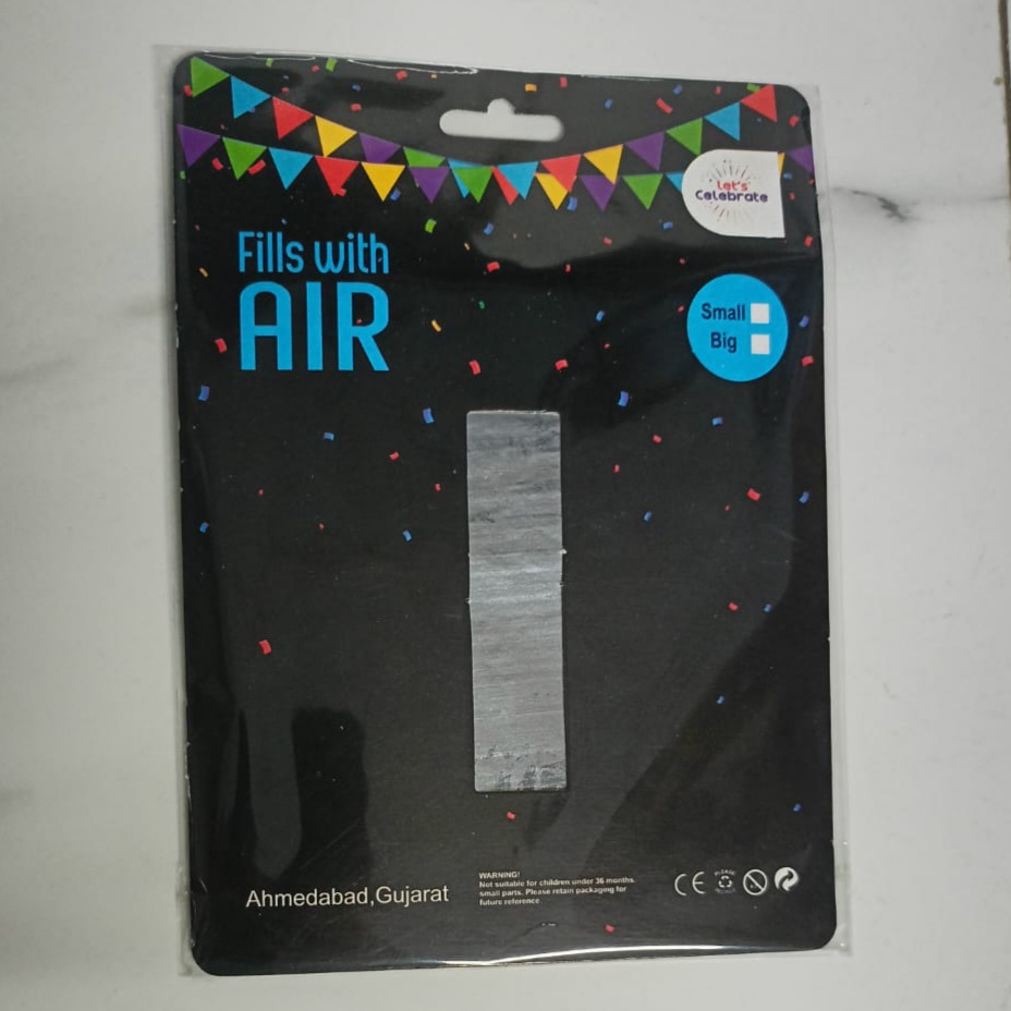 10PCS FOIL ALPHBET 