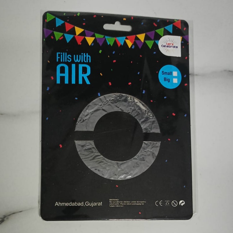 10PCS FOIL  ALPHBET 