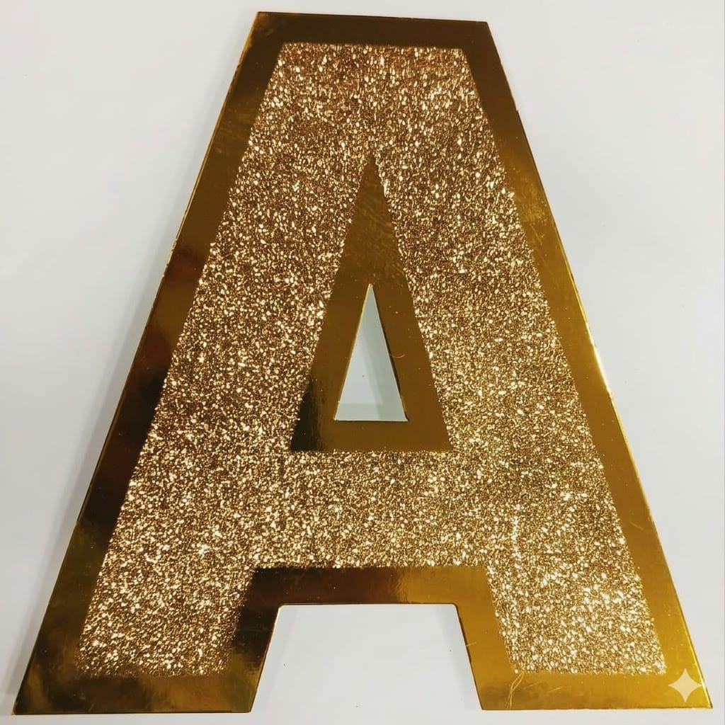 1PCS GLITTER ALPHBET