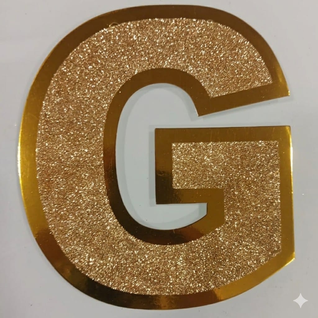 1PCS GLITTER ALPHBET