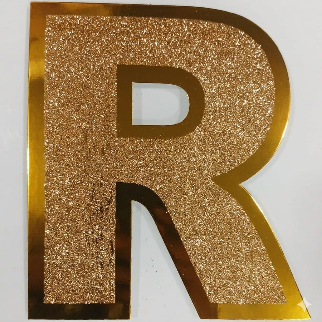 1PCS GLITTER ALPHBET