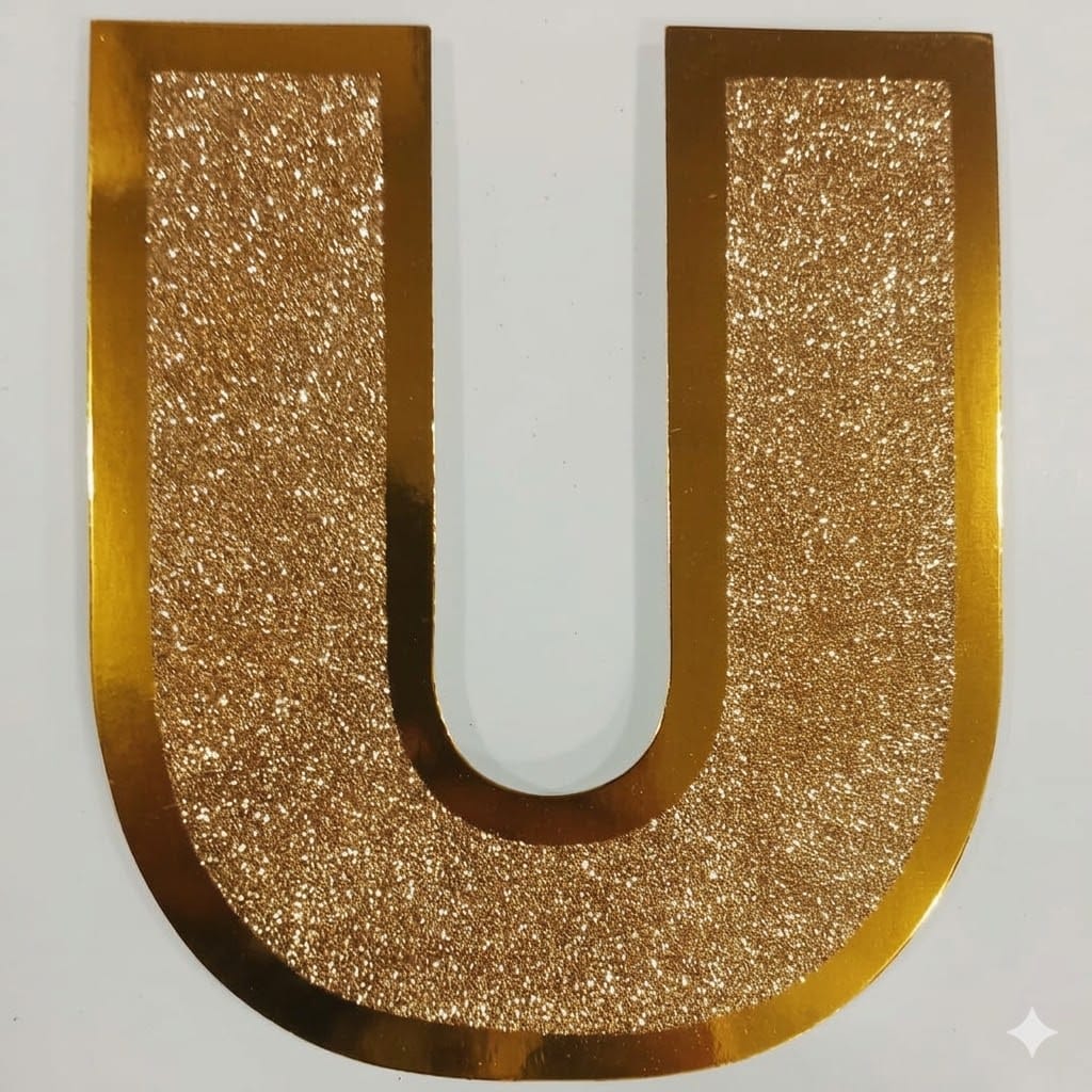 1PCS GLITTER ALPHBET