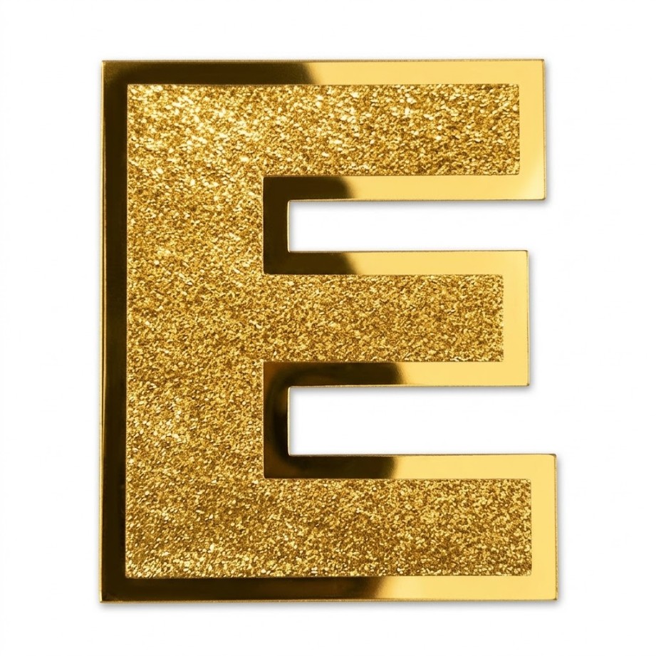 1PCS GLITTER ALPHBET 