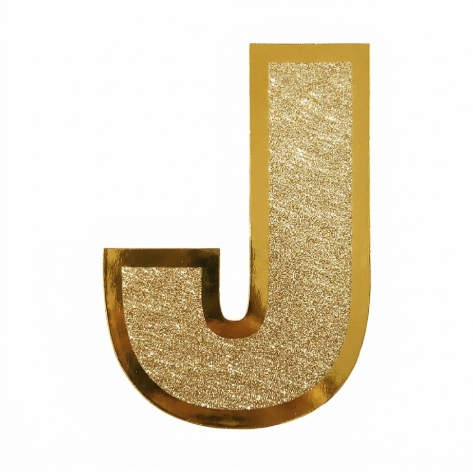 1PCS GLITTER ALPHBET 