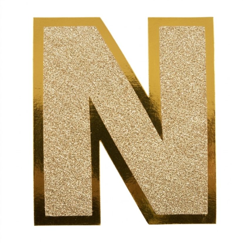 1PCS GLITTER ALPHBET 