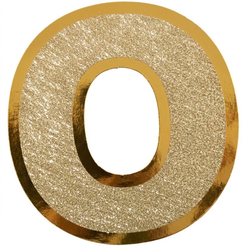 1PCS GLITTER ALPHBET 