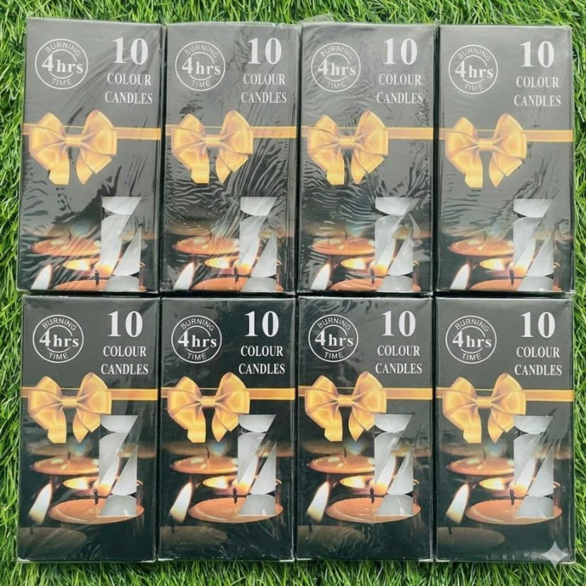 10Pcs T-Light Candle 