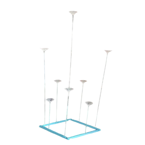 Square Balloon Stand Blue