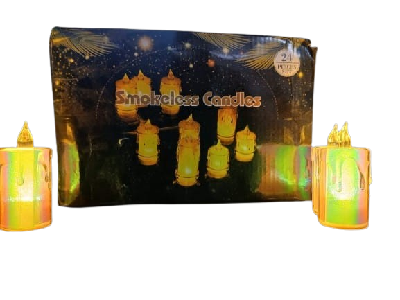 24Pcs Rainbow candle