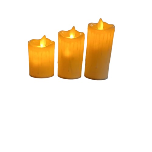 3Pcs Swinging Led Candle 