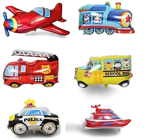 Transportation for Children foil Balloon 