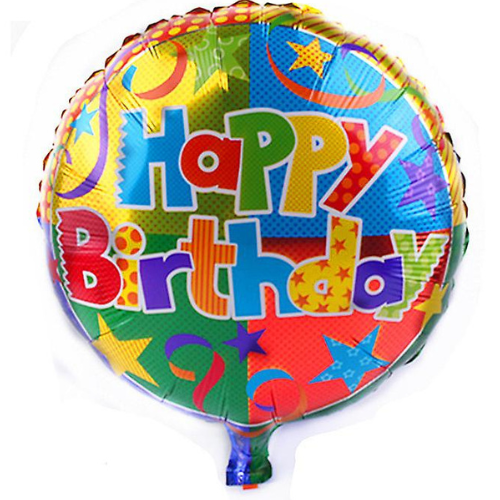 HBD Round Foil Balloon