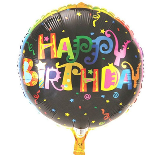 HBD Round Foil Balloon 