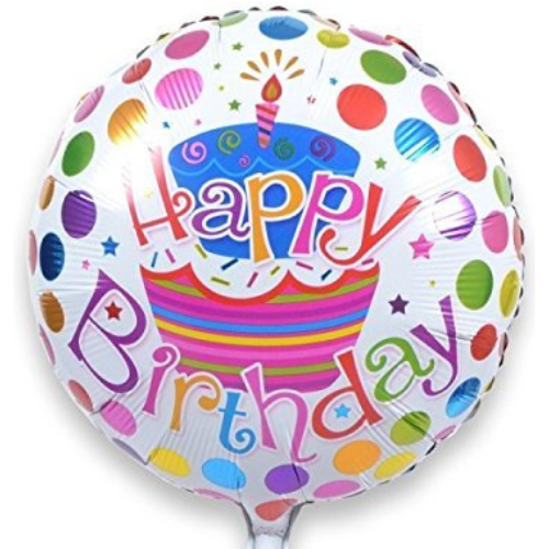 HBD Round Foil Balloon