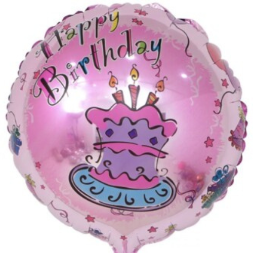 HBD Round Foil Balloon