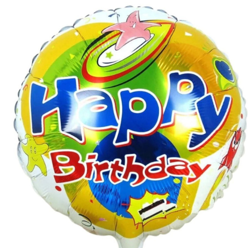 HBD Round Foil Balloon