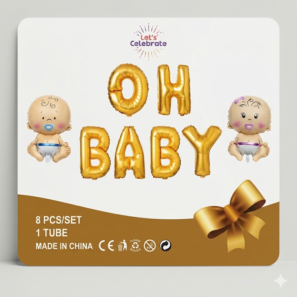 Oh Baby Foil Balloon