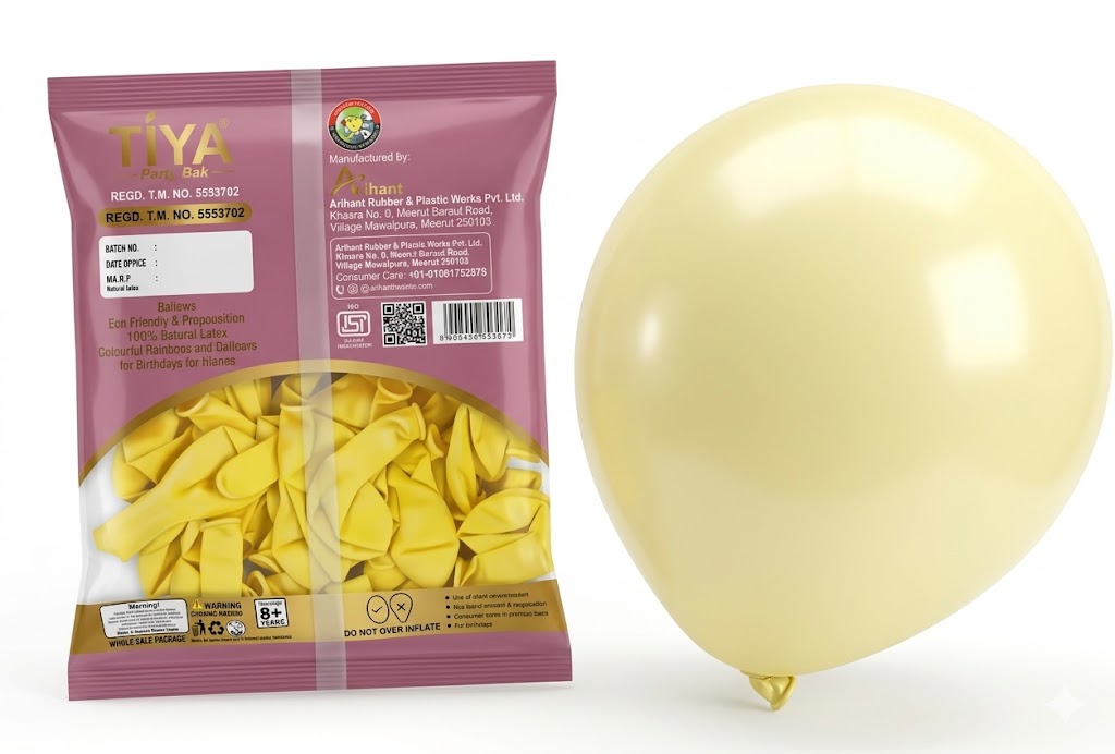 Tiya Pastel Yellow (50Pcs Pack) 