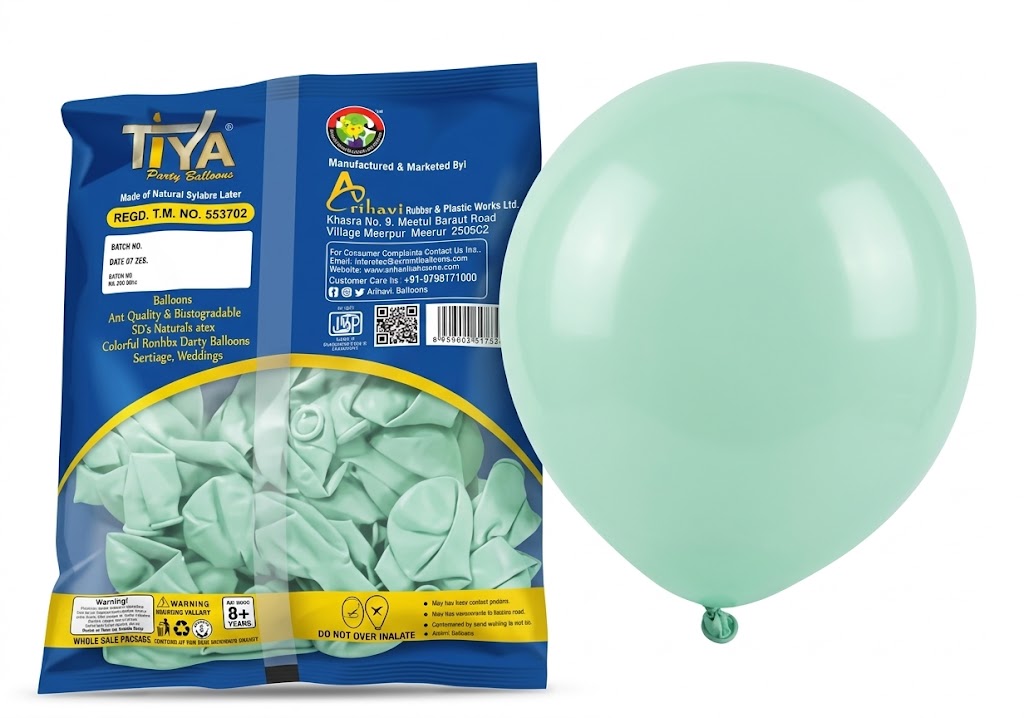 Tiya Retro mint Green (50Pcs Pack) 