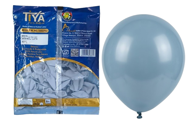 Tiya Retro Haze Blue (50Pcs Pack) 