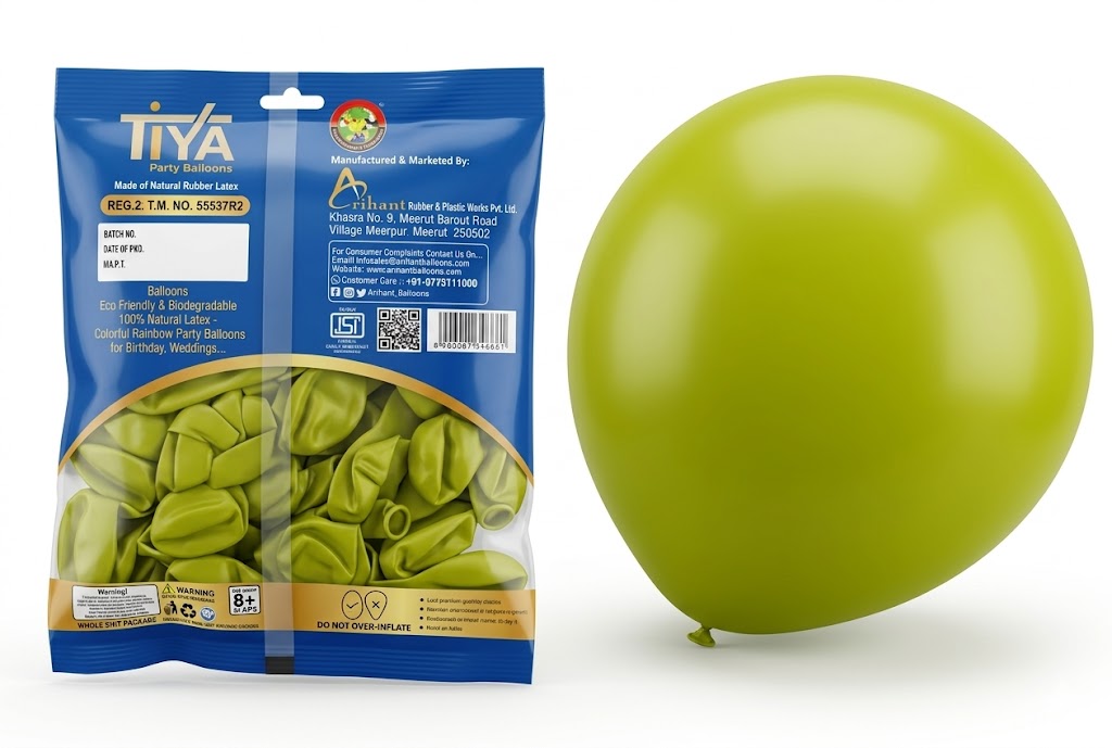 Tiya Retro Olive Green (50Pcs Pack) 