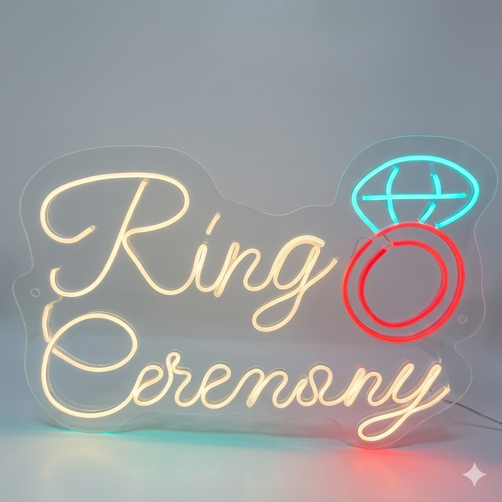 Ring Ceremony Neon Light 