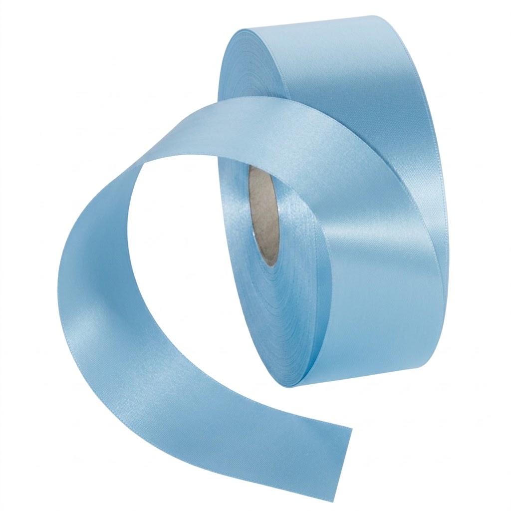Curly Ribbon 18Yard (Light Blue) 