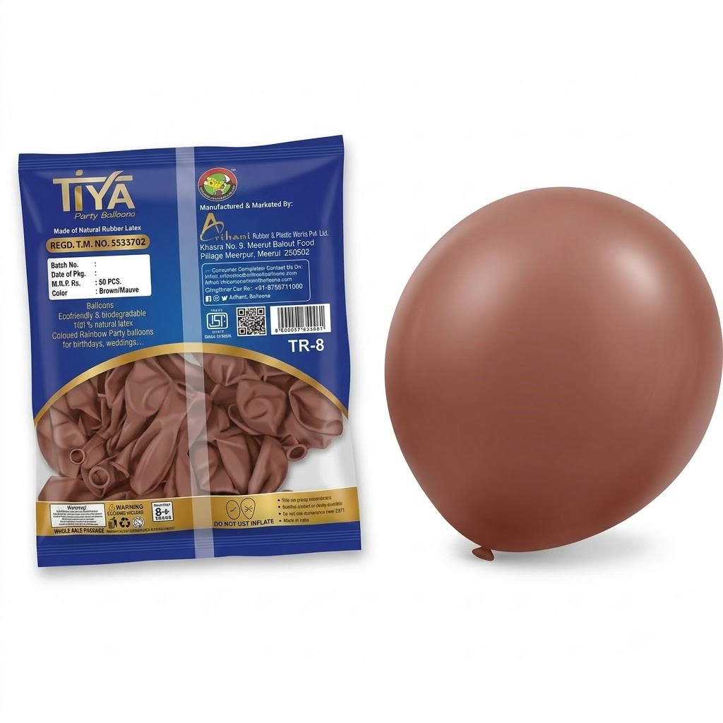 Tiya Retro Brown (50Pcs Pack) 