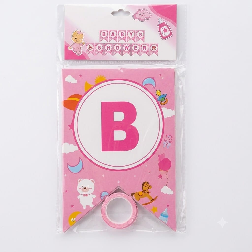 Baby Shower Banner (Pink) 