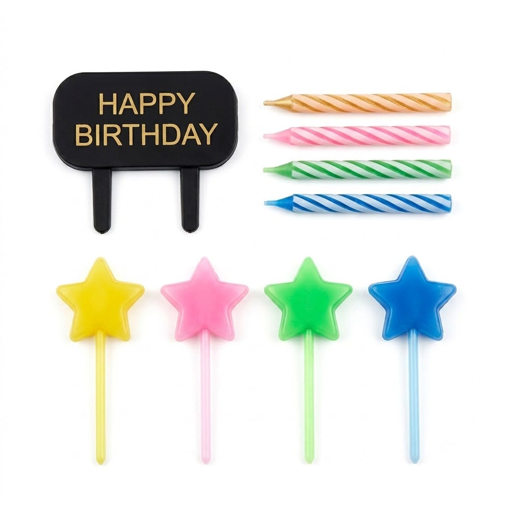 Birthday Candle with Topper