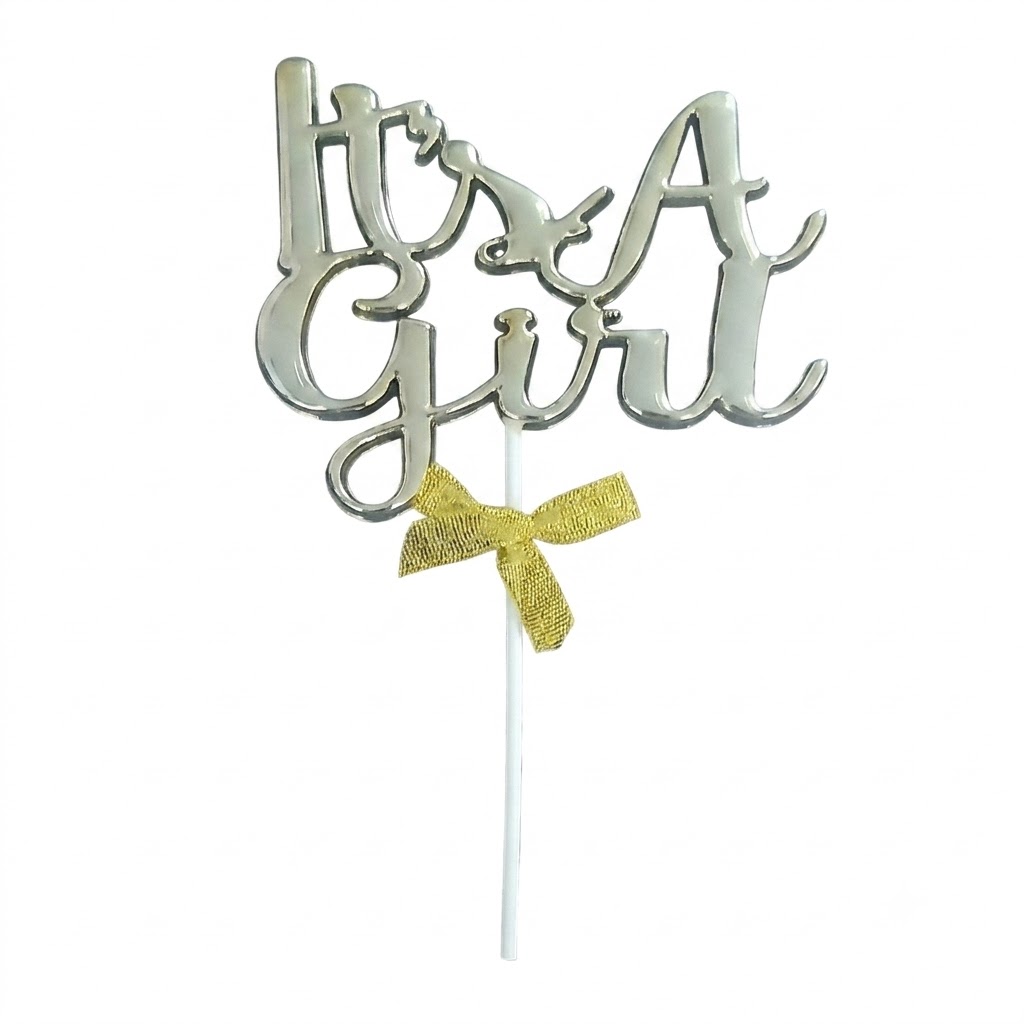 Its 'A Girl Cake Topper 