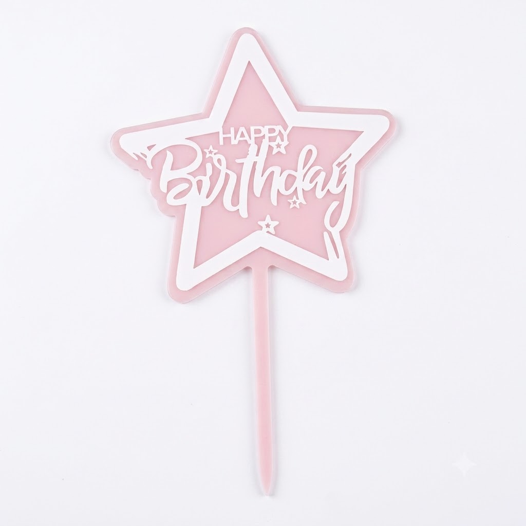 Happy Birthday Cake Topper 