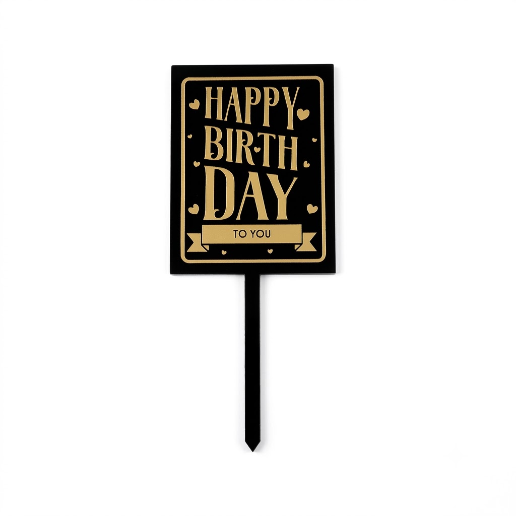 Happy Birthday Cake Topper 