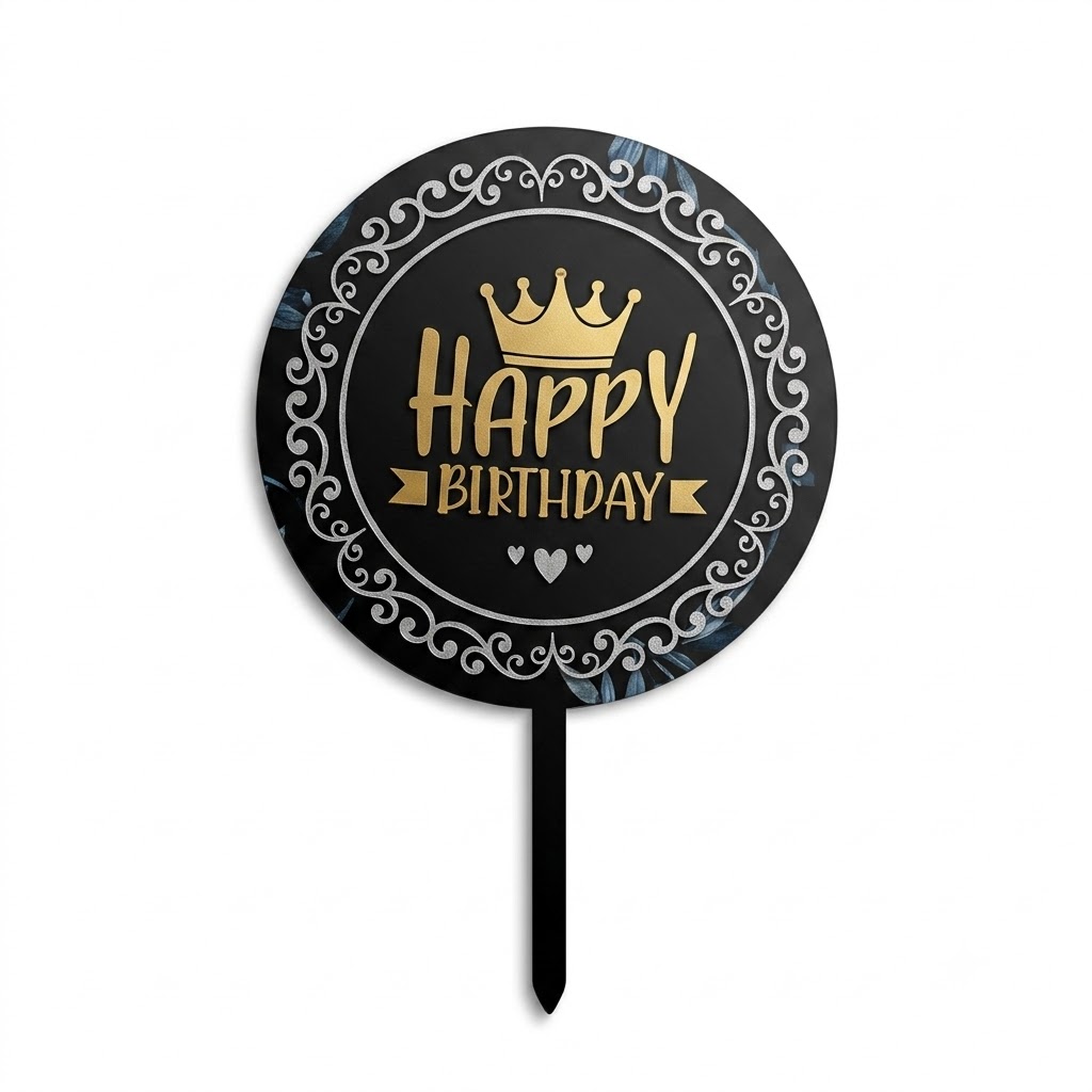 Happy Birthday Cake Topper 