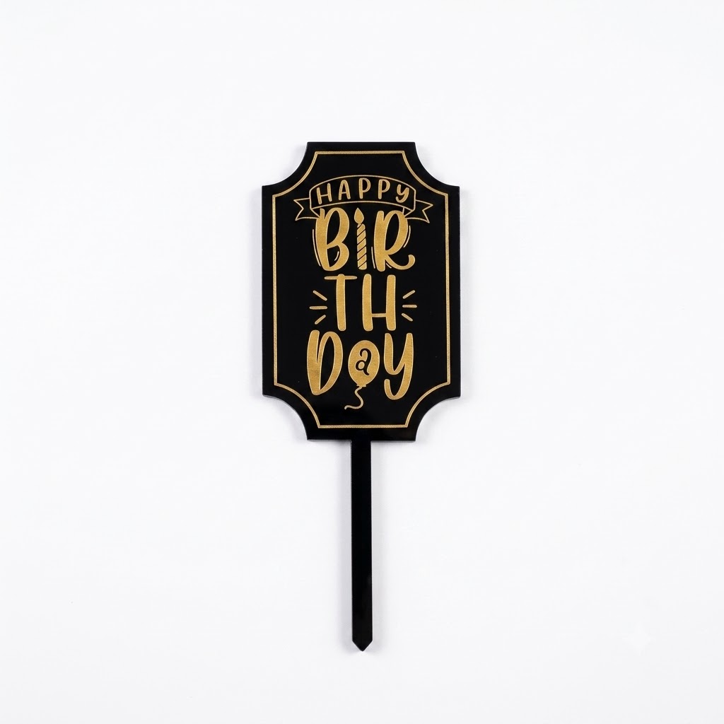 Happy Birthday Cake Topper 