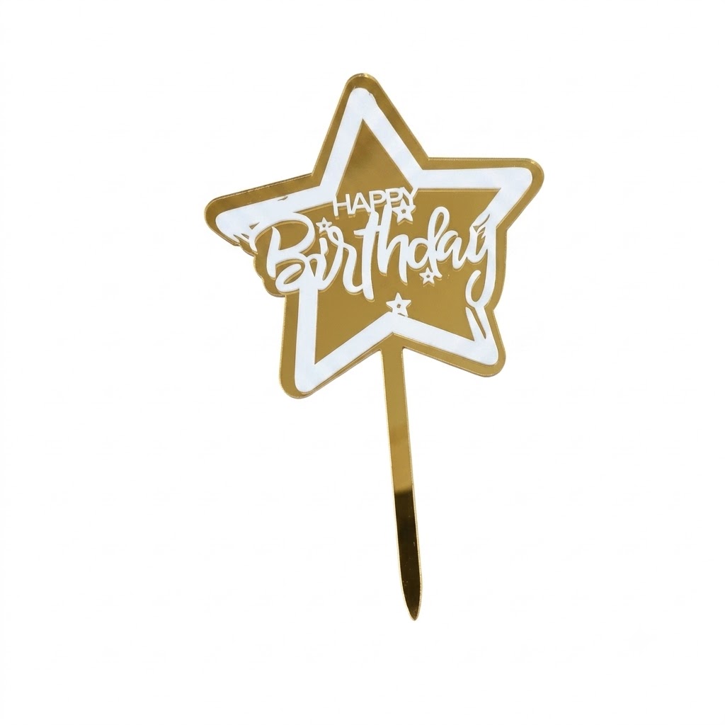 Happy Birthday Cake Topper 