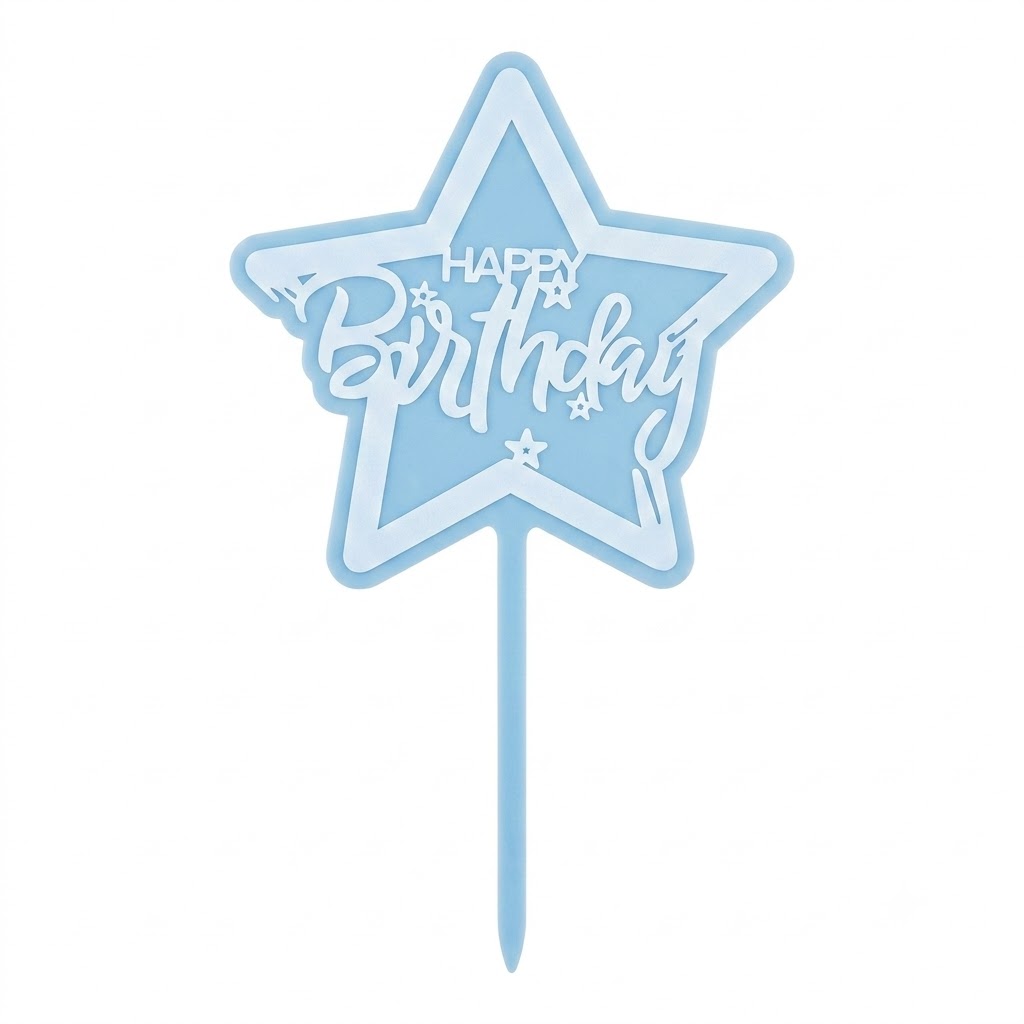 Happy Birthday Cake Topper 