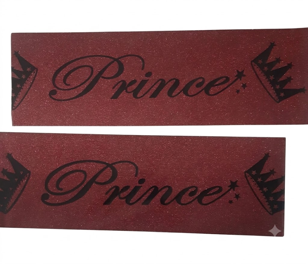 Prince Glitter Sash 