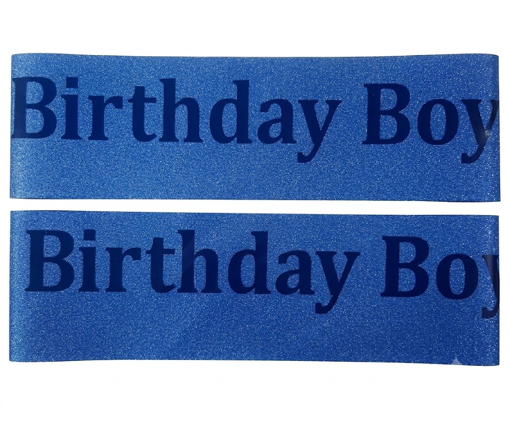Birthday Boy Glitter Sash 