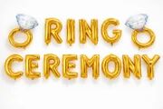 Ring Ceremony Foil Balloon 