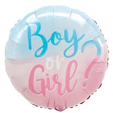 Boy or Girl Round Foil Balloon 
