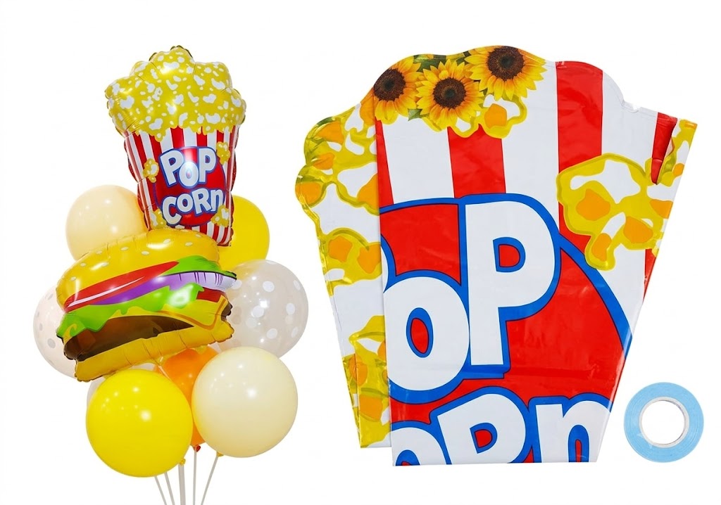 9PCS POPCORN SET