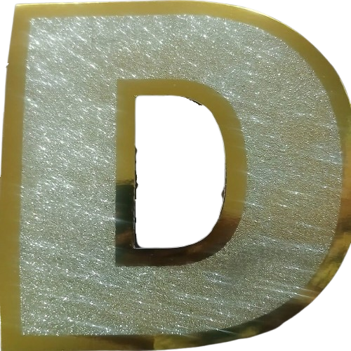 1PCS GLITTER  ALPHBET  