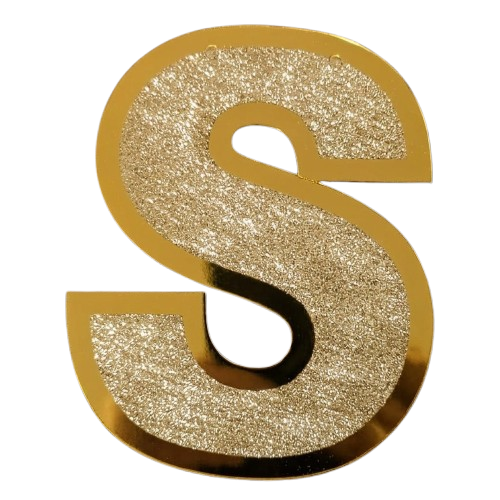 1PCS GLITTER ALPHBET