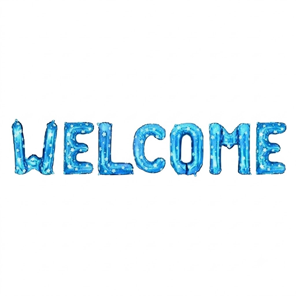 WELCOME FOIL BALLOON
