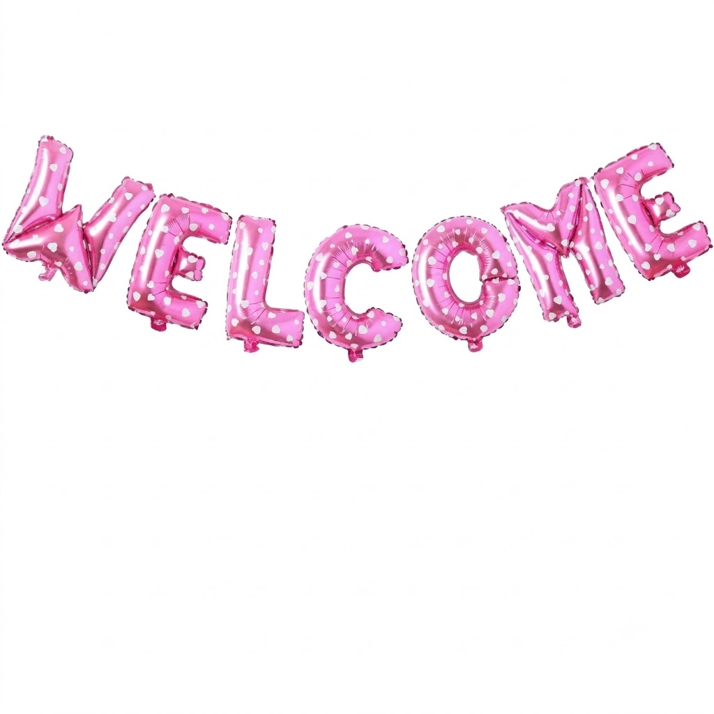 WELCOME FOIL BALLOON