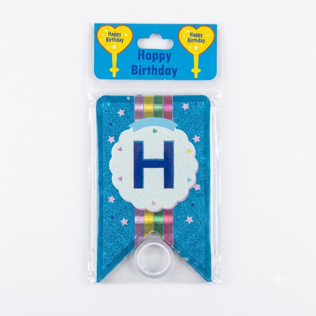 Happy Birthday Banner (Blue) 