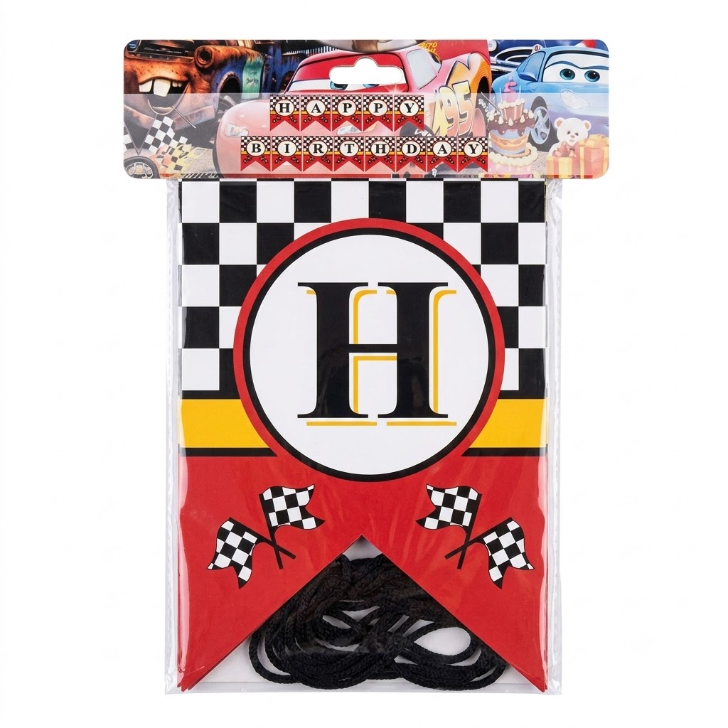 Happy Birthday Car Theme Banner 