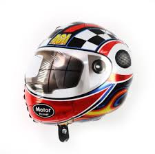 Motorcycle Helmet Foil Balloon