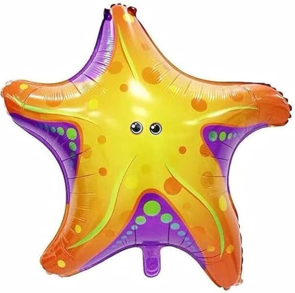 Star Fish Shape Foil Balloon